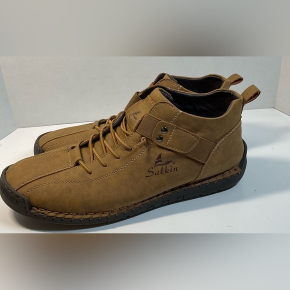 Salkin outdoor ankle boot breathable comfort plus size 48 US 12.5 pull on - Picture 1 of 10